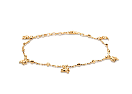 Gold Plated | Charm Anklets